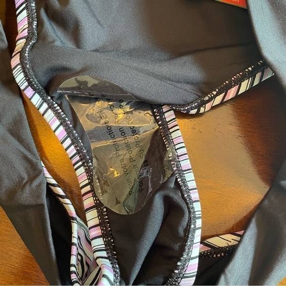 soybu Women Swimwear Black Amalfi Band Stripe Bikini Bottom - Picture 11 of 12